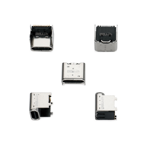 TYPE-C 16PIN 母座板上墊高4.3MM(CH5.9) L=8.0---(UC.01.51-11-0019)